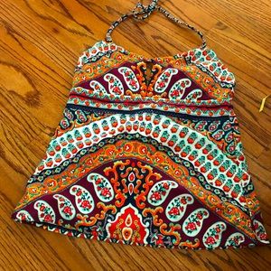 NWT Nanette Lepore floral tankini size small